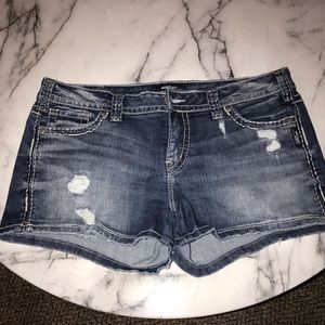 Silver brand shorts
